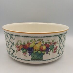 Villeroy & Boch Basket 9" Souffle Bowl Oven‎ to Table W Germany Discontinued VTG
